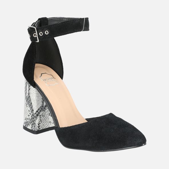 Stiletto Elizabeth-302 Negro Marca | AZALEIA - azalaeiaperu