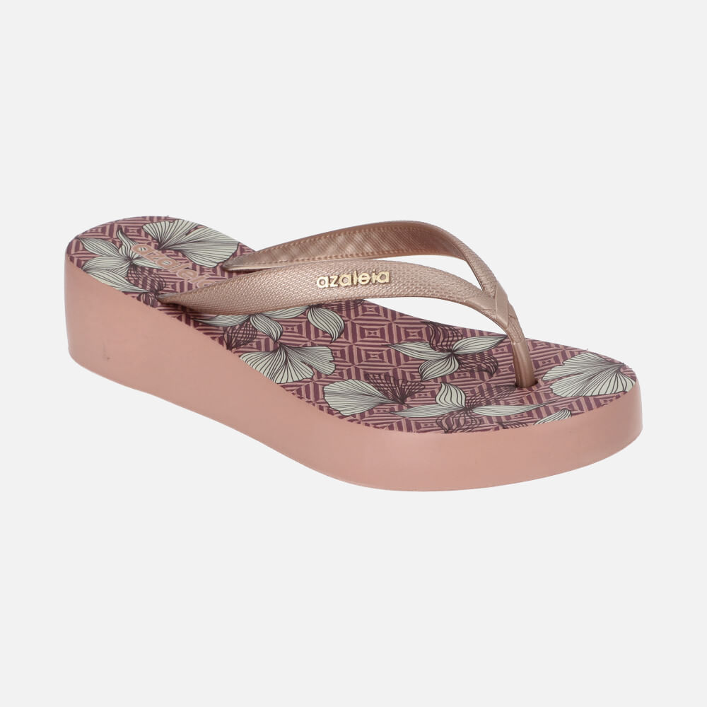Sandalias Azaleia Gabi Print Light Tam-446 Rose Marca AZALEIA - azalaeiaperu